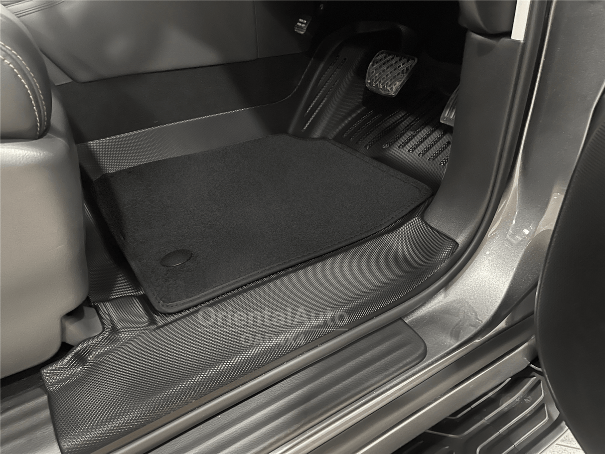 5D Double-Layer Car Floor Mats for Nissan Patrol Y62 2012-Onwards