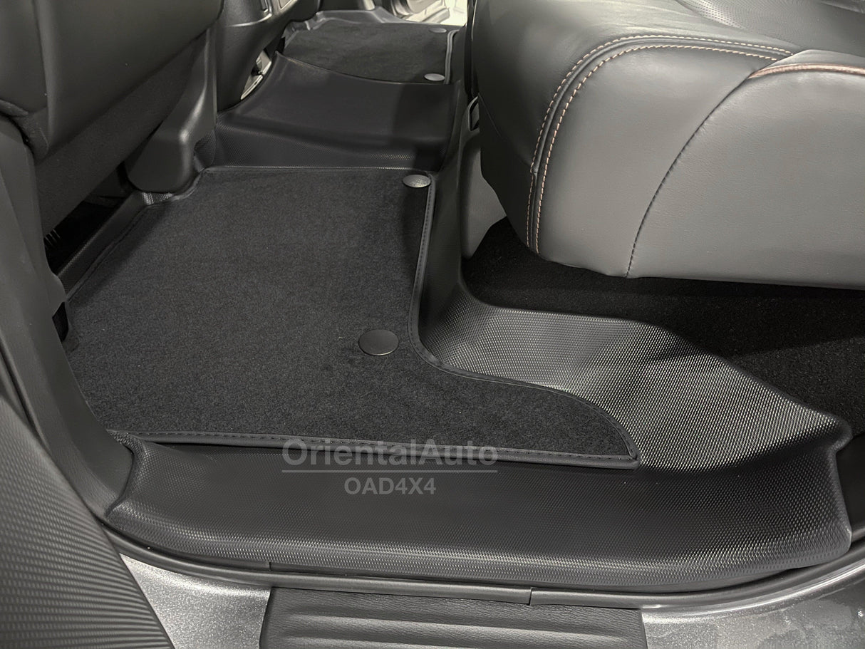 5D Double-Layer Car Floor Mats for Nissan Patrol Y62 2012-Onwards