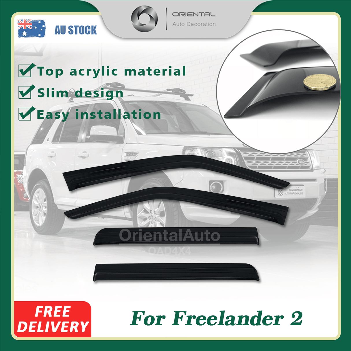 Weather Shields for Land Rover Freelander 2 2007-2014