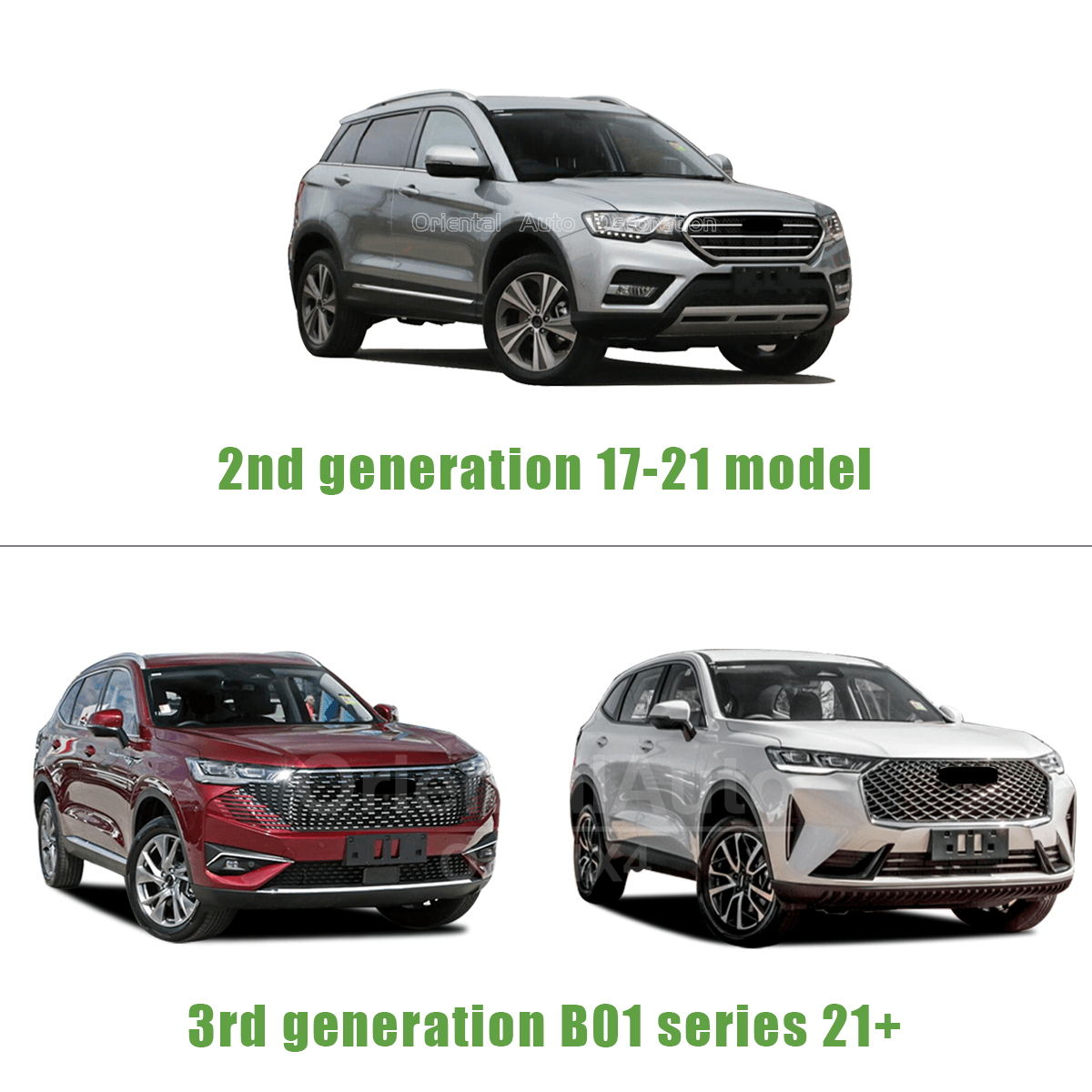 Luxury Weather Shields for Haval H6 B01 Series 2021-Onwards 6PCS