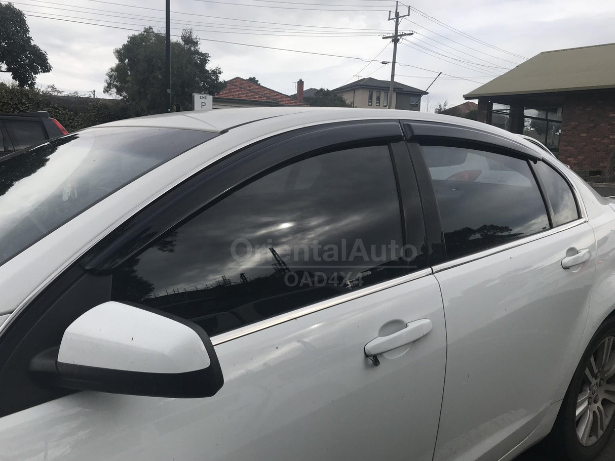 Luxury Weather Shields for Holden Commodore VE Sedan SSV SV6 2010-2013 + Free Dash Mat