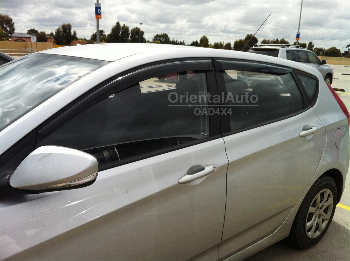 Weather Shields for Hyundai Accent Hatch RB 2011-2019