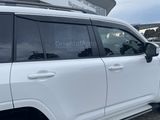 Stainless Edge Weather Shields for Lexus LX500d LX600 2021-Onwards