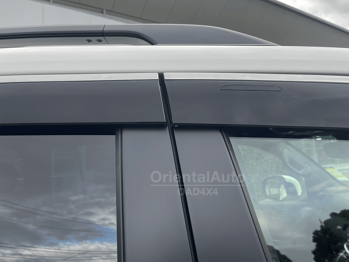 Stainless Edge Weather Shields for Toyota Land Cruiser 300 Series 2021-Onwards