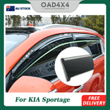 Stainless Edge Weather Shields for KIA Sportage SL Series 2010-2015