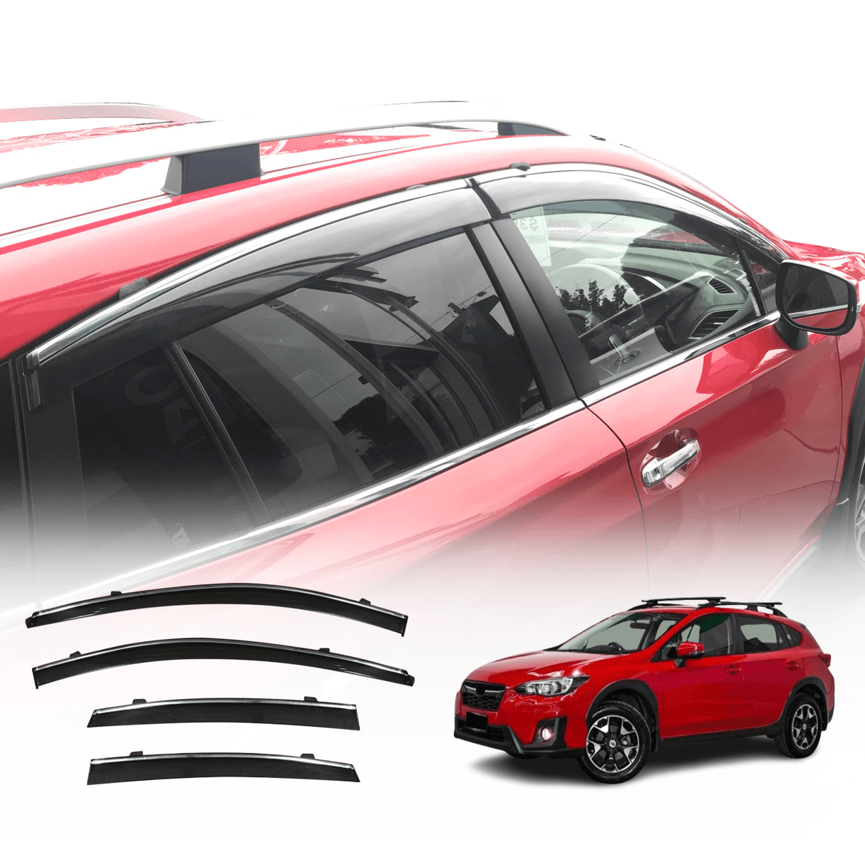 Injection Weather Shields for Subaru XV G5X 2017-2022
