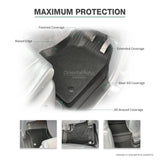 5D Double-Layer Car Floor Mats for Jeep Grand Cherokee WK/WK2 2010-2021