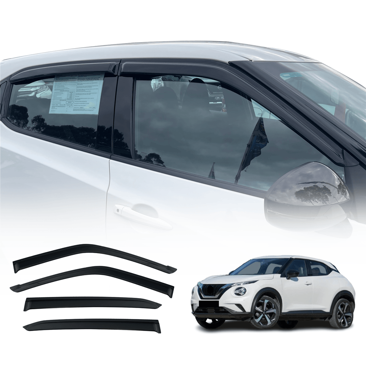 Luxury Weather Shields for Nissan Juke 2020-Onwards