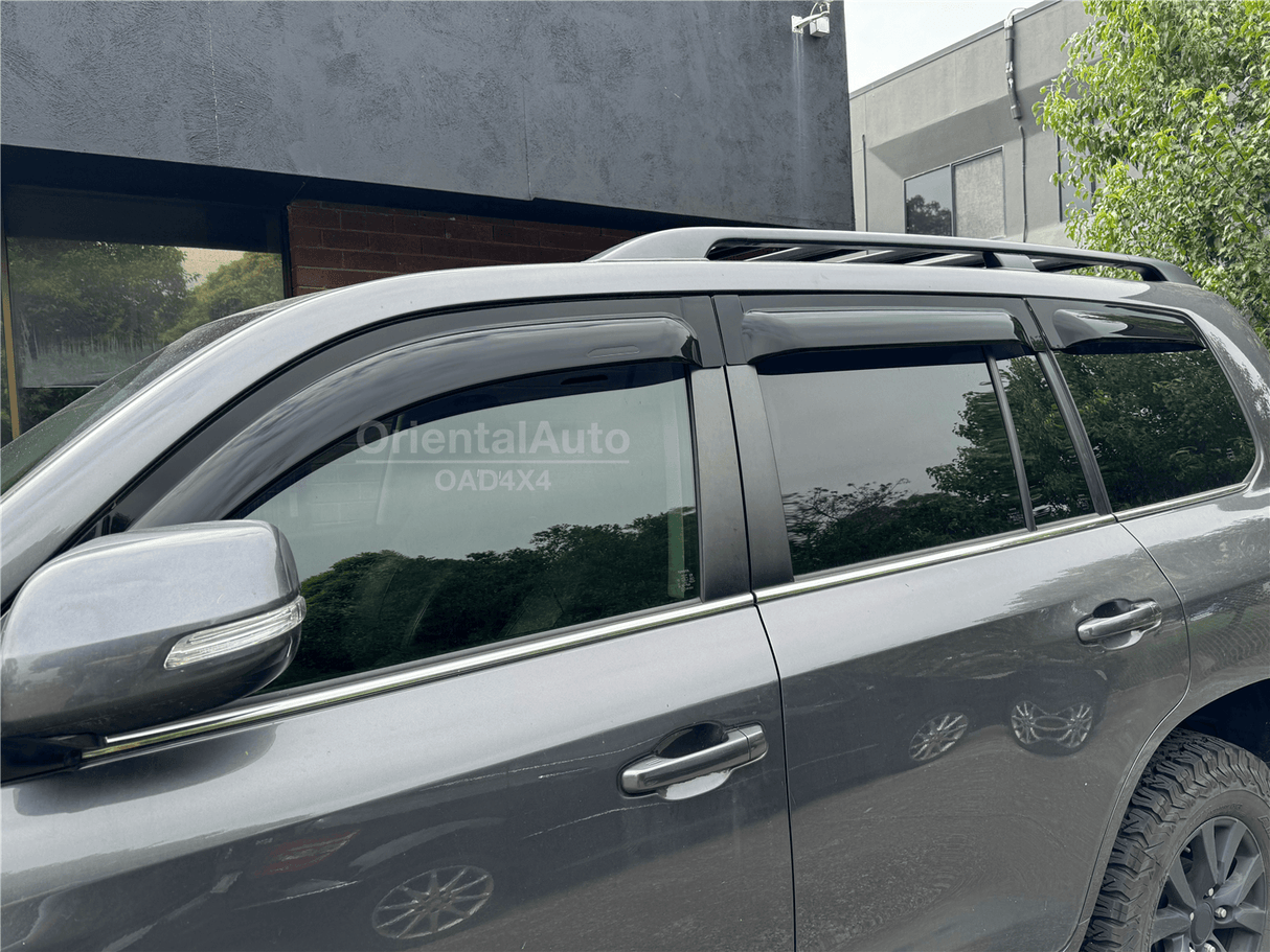 Widened Weather Shields for Toyota Land Cruiser 200 Series 2007-2021 6PCS