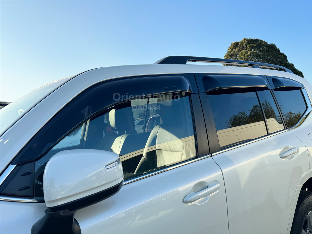 Widened Weather Shields for Toyota Land Cruiser 300 Series 2021-Onwards 6PCS