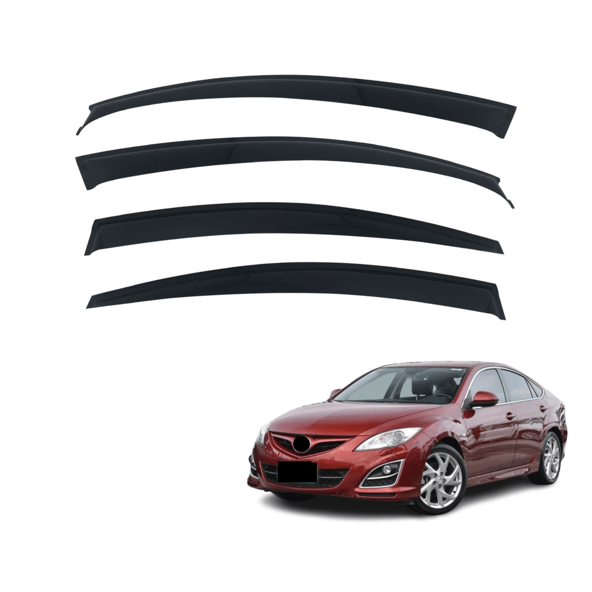 Weather Shields for Mazda 6 Sedan GH 2008-2012