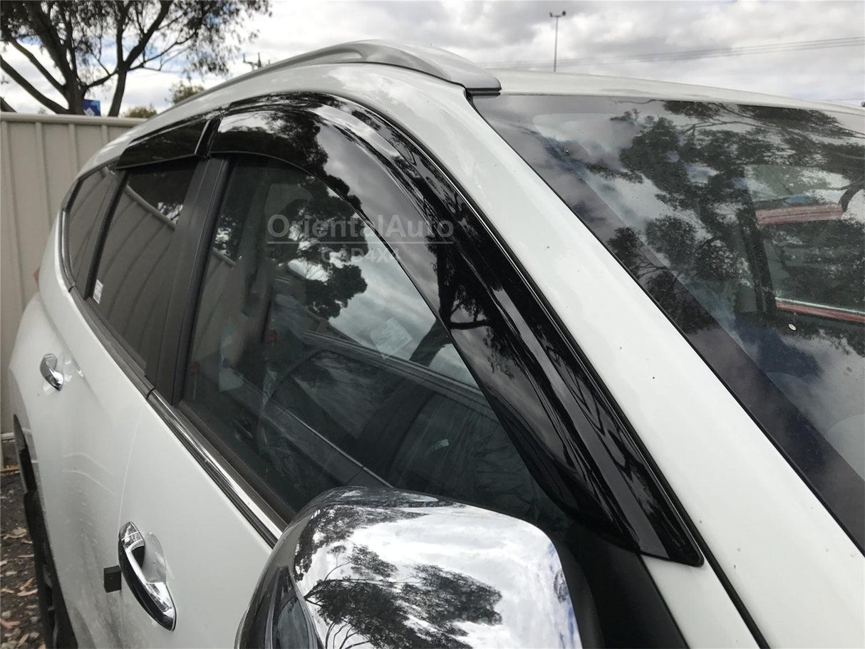 Injection Weather Shields for Mitsubishi Pajero Sport 2015-Onwards
