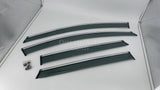 Stainless Edge Weather Shields for Nissan Pulsar Hatch 2013-2016