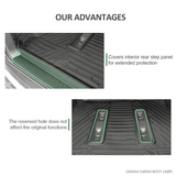 Boot Liner for Toyota Land Cruiser Prado 120 2003-2009 with Inner Rear Step Panel Covered