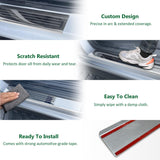 Stainless Door Sill Protector for Volkswagen Amarok Next-Gen Dual Cab NF Series 2023-Onwards MY23