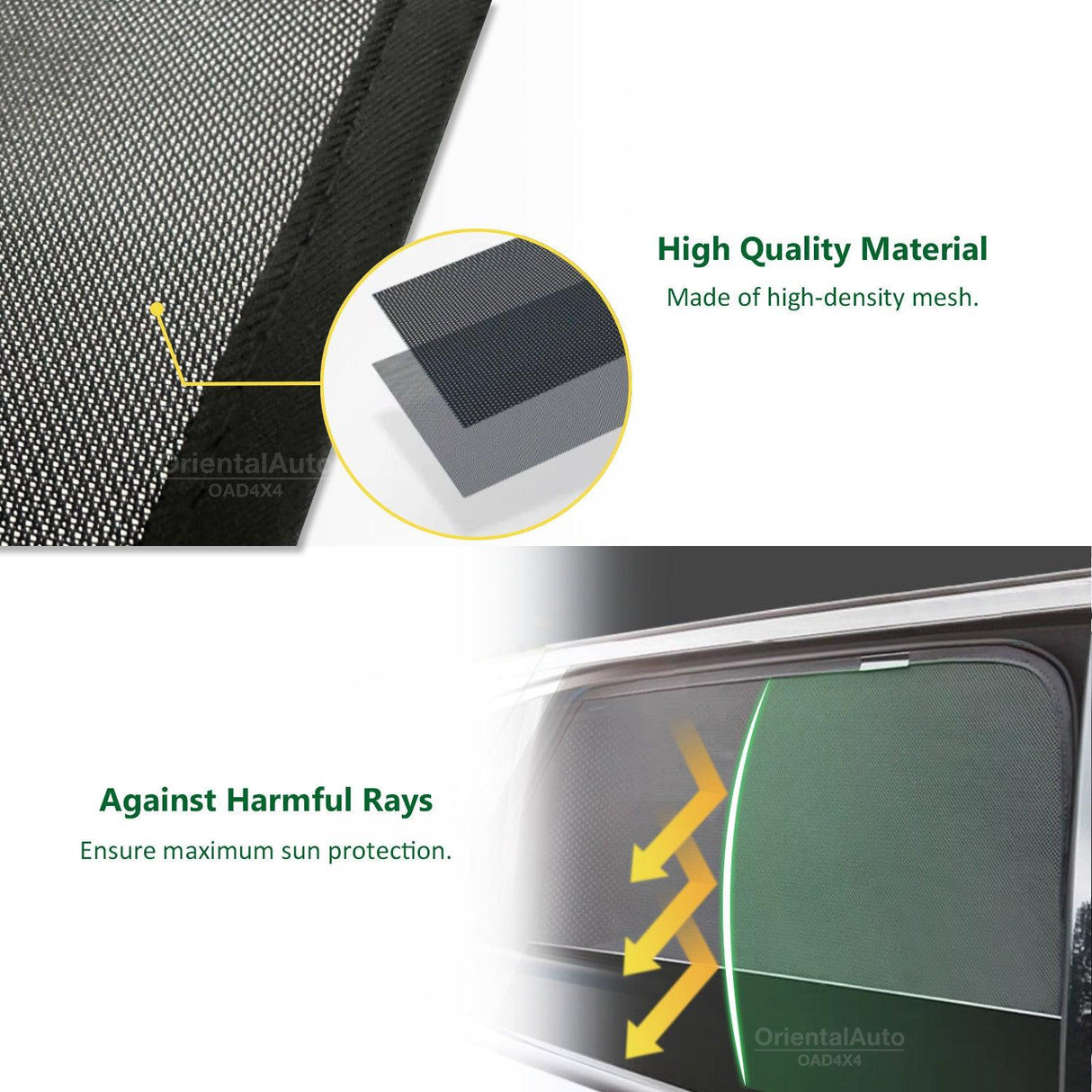Magnetic Window Sun Shade for Mitsubishi Eclipse Cross YA / YB Series 2017-Onwards