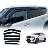 Widened Weather Shields for Nissan Patrol Y62 2012-Onwards 6PCS