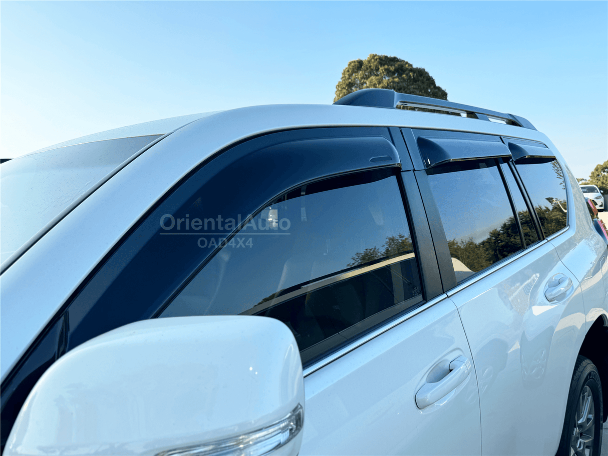 Widened Weather Shields for Toyota Land Cruiser Prado 150 2009-2024 6PCS
