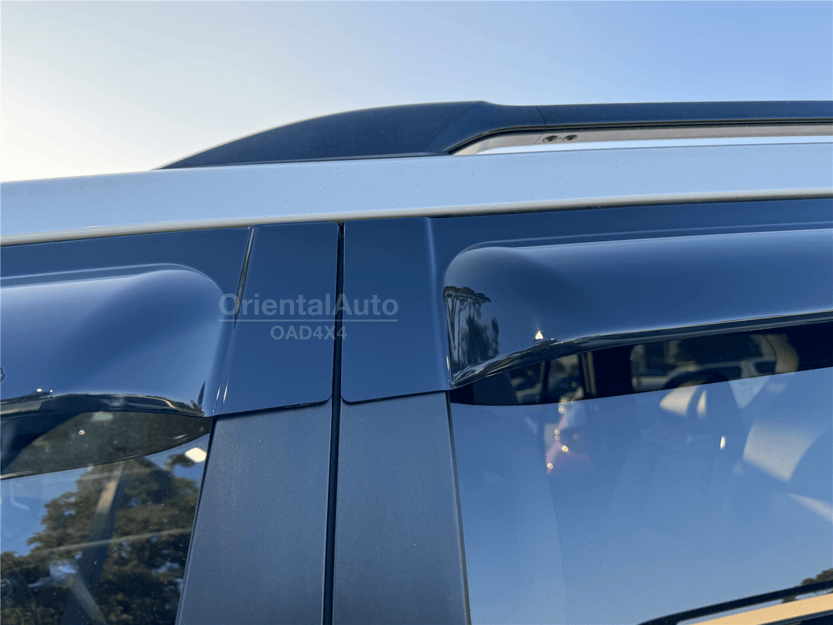 Widened Weather Shields for Toyota Land Cruiser Prado 150 2009-2024 6PCS