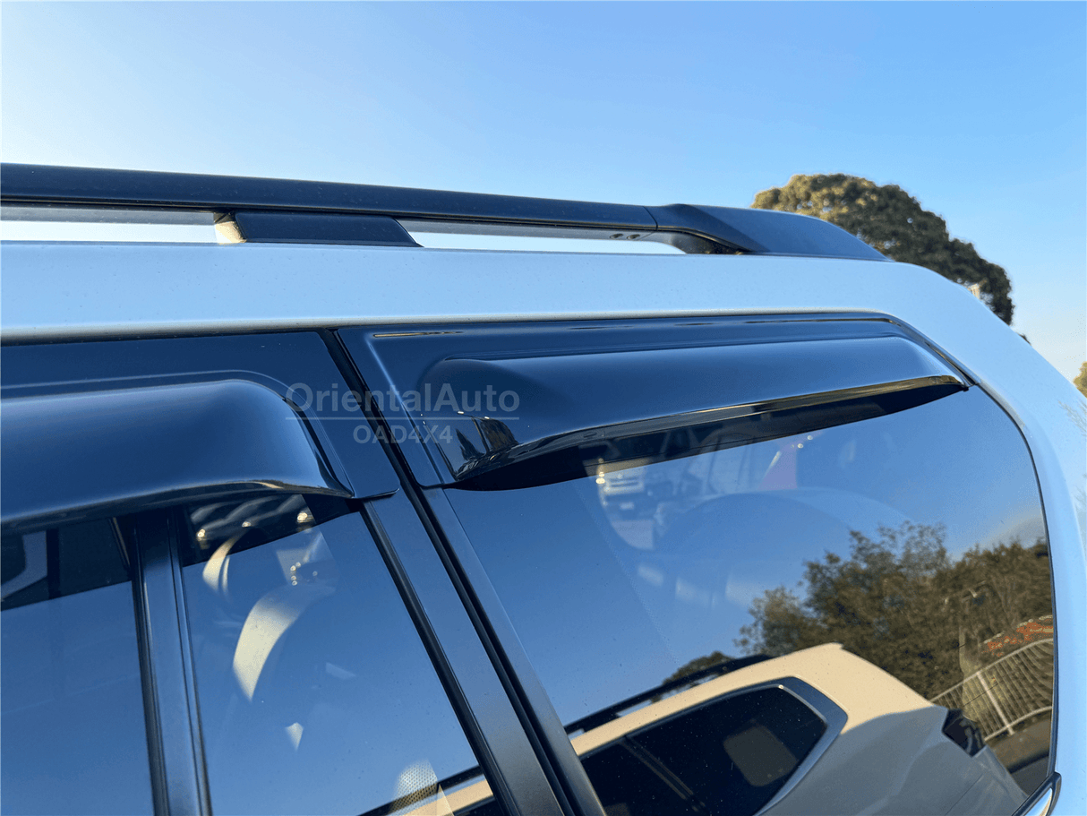 Widened Weather Shields for Toyota Land Cruiser Prado 150 2009-2024 6PCS