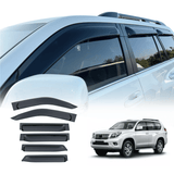 Widened Weather Shields for Toyota Land Cruiser Prado 150 2009-2024 6PCS