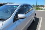 Chrome Edge Weather Shields for Toyota Corolla Sedan 2013-2019