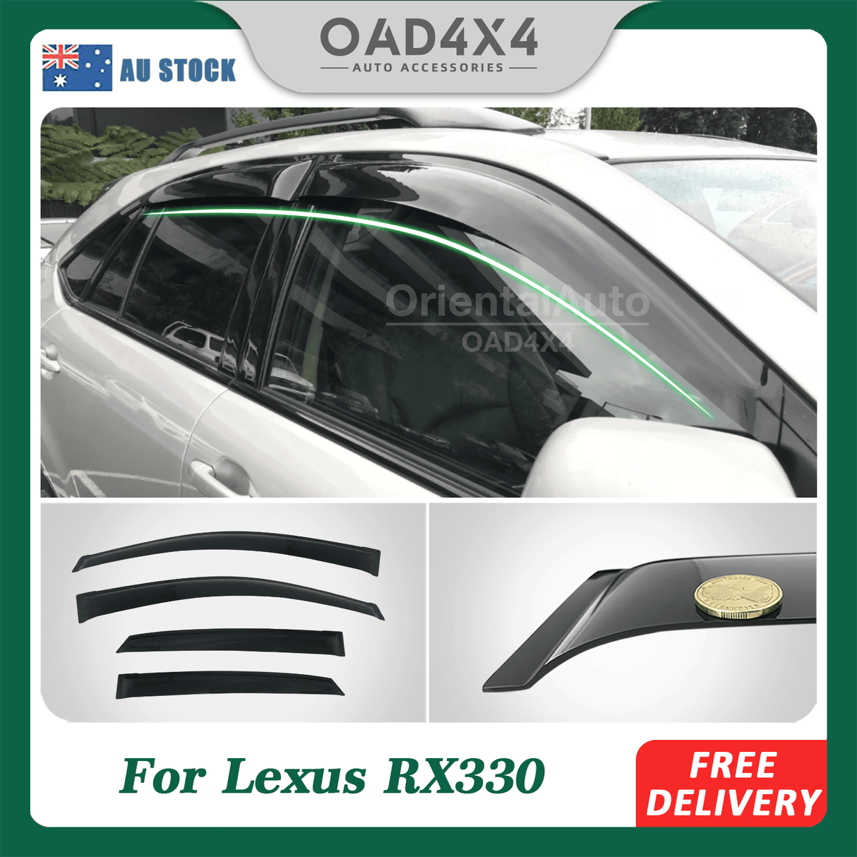 Weather Shields for Lexus RX330 2003-2009