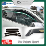 Injection Weather Shields for Mitsubishi Pajero Sport 2015-Onwards