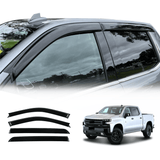 Luxury Weather Shields for Chevrolet Silverado 1500 T1 Series 2020-Onwards