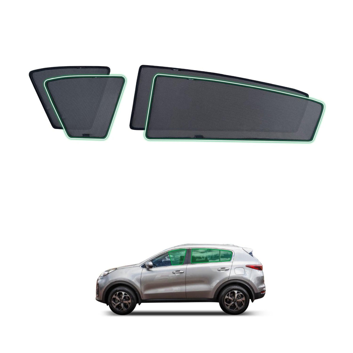 Magnetic Window Sun Shade for KIA Sportage QL Series 2015-2021
