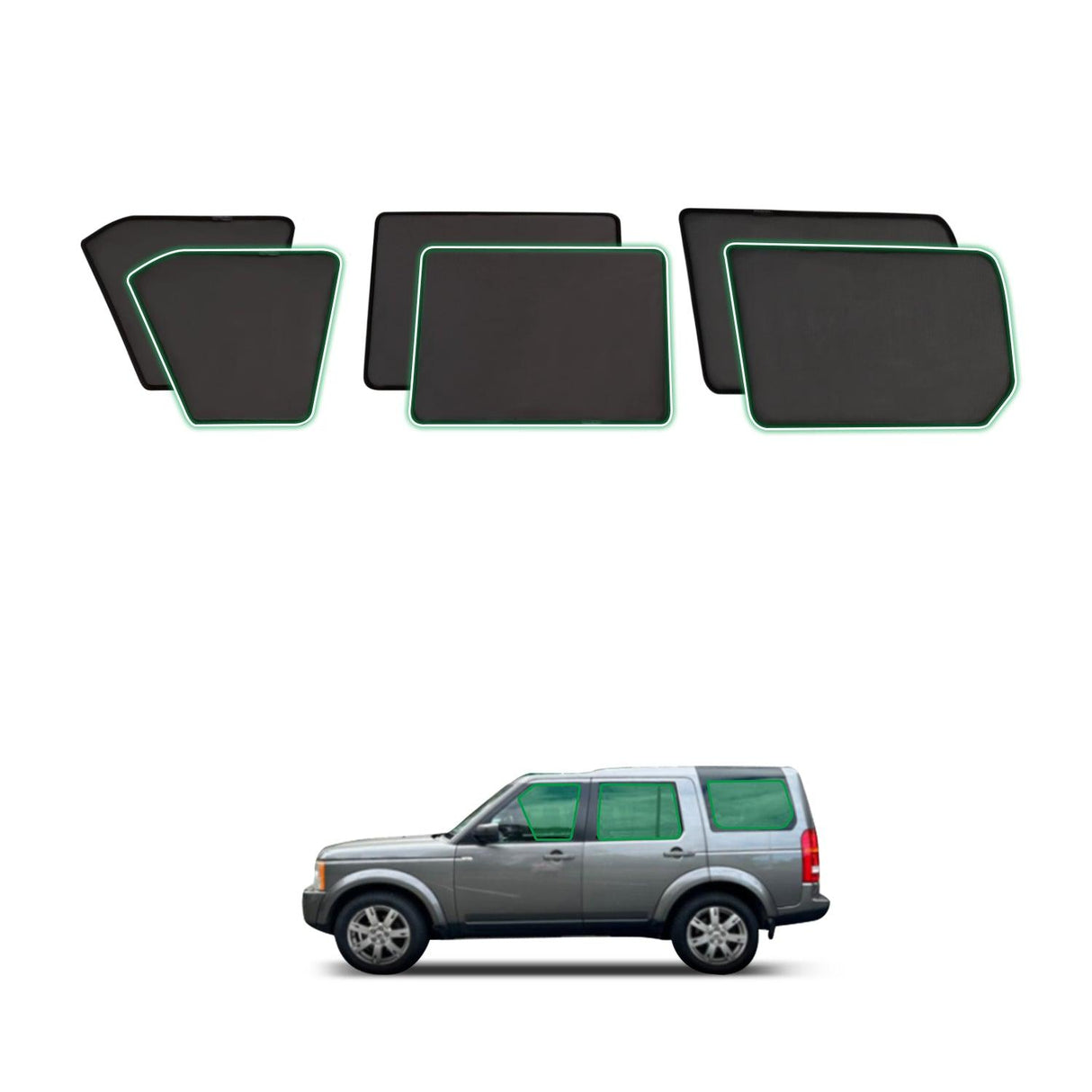Magnetic Window Sun Shade for Land Rover Discovery 3 4 2004-2016