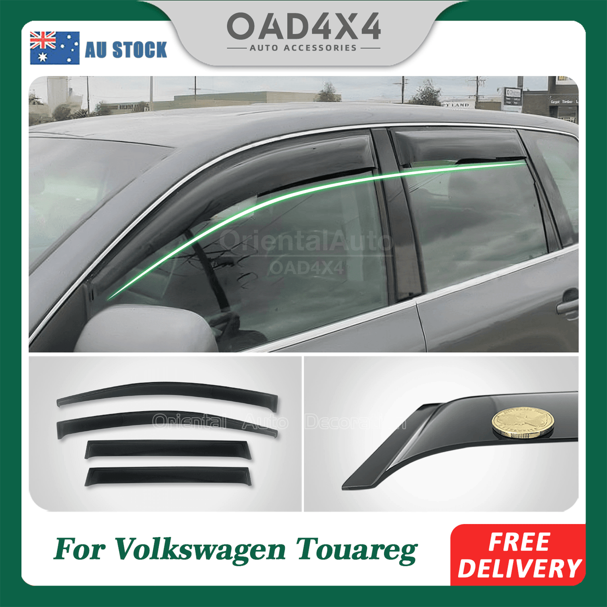 Weather Shields for Volkswagen Touareg 7L 2003-2010