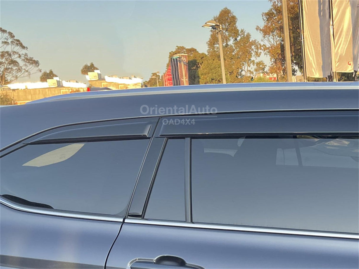 Luxury Weather Shields for Toyota Kluger 2021-Onwards 6PCS
