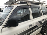 Injection Weather Shields for Toyota Land Cruiser 80 Series 1990-1998