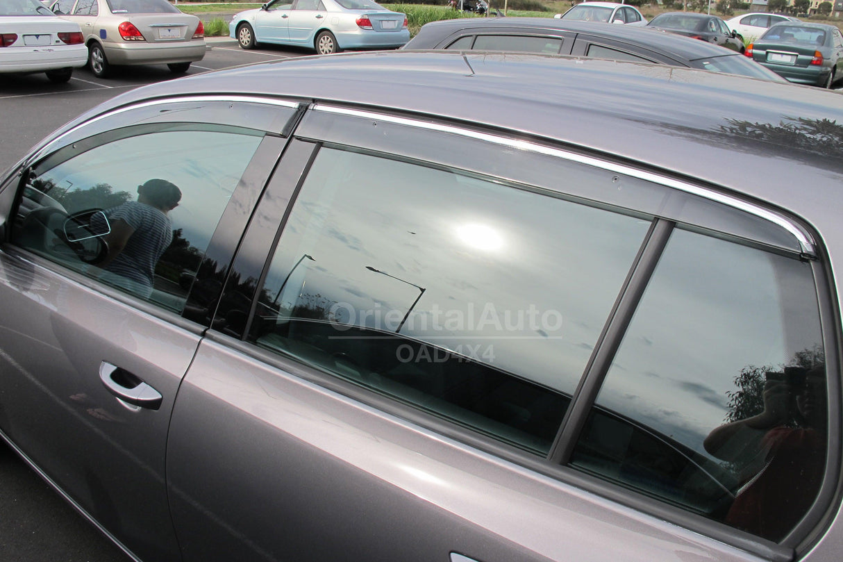 Chrome Edge Weather Shields for Volkswagen Golf 6th 2009-2013 MK6