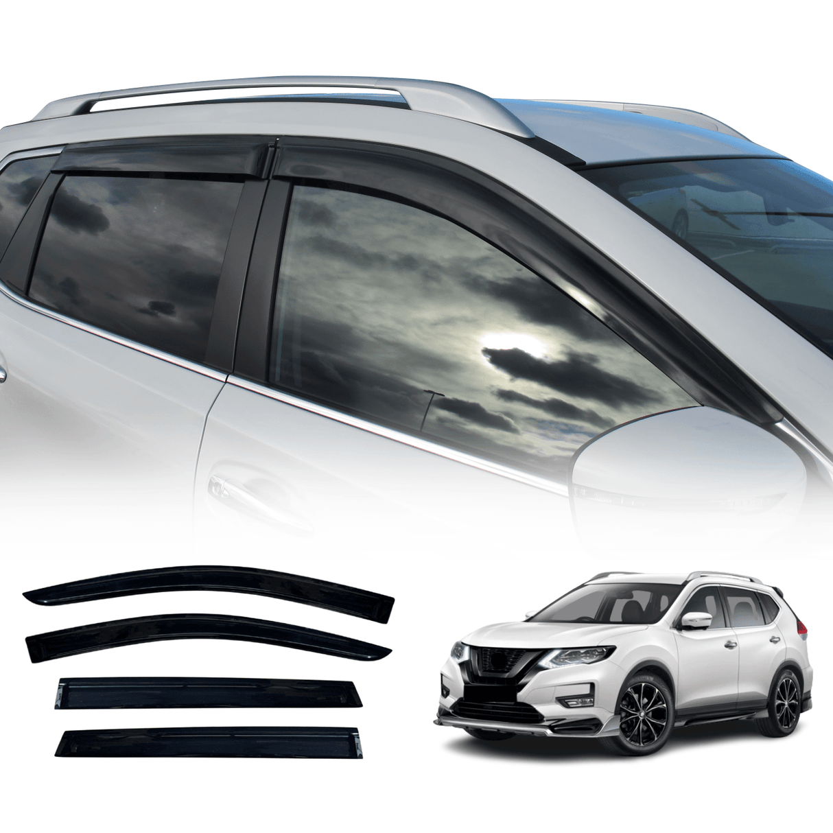 Luxury Weather Shields for Nissan X-Trail T32 2014-2022