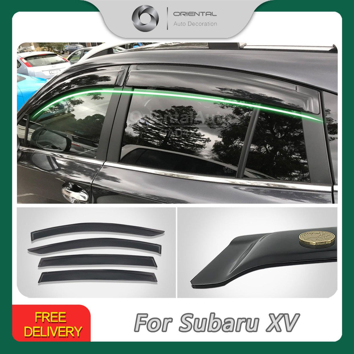 Weather Shields for Subaru XV G5X 2017-2022