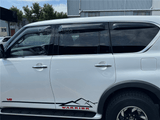 Widened Weather Shields for Nissan Patrol Y62 2012-Onwards 6PCS
