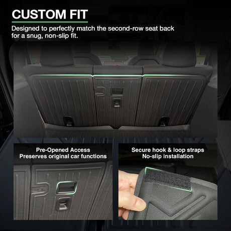 Boot Liner Back Seat Protector for Tesla Model Y Juniper 2025-Onwards