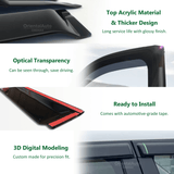 Luxury Weather Shields for Toyota Land Cruiser 300 Series 2021-Onwards