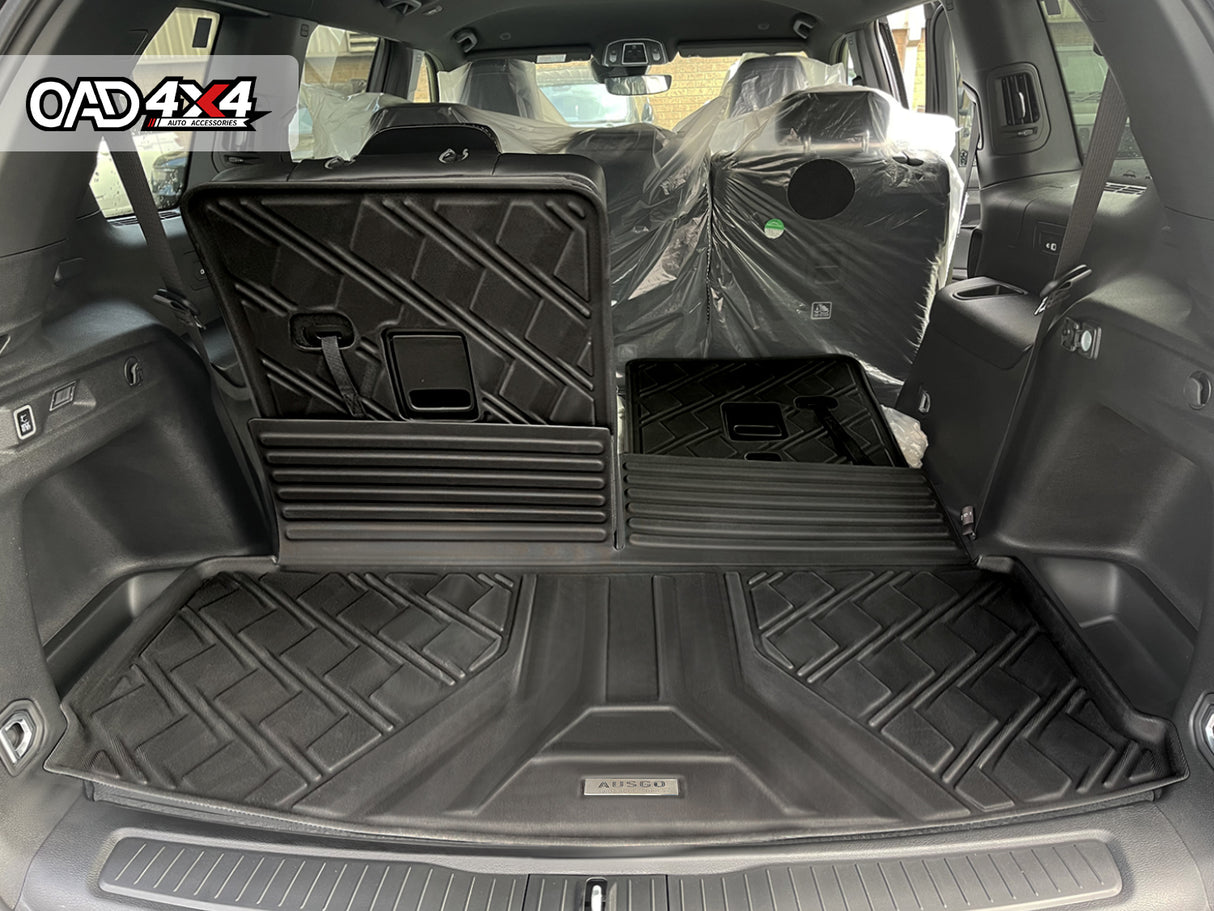 5D TPE Car Floor Mats for Jeep Grand Cherokee L WL Series 7 Seats 2021-Onwards