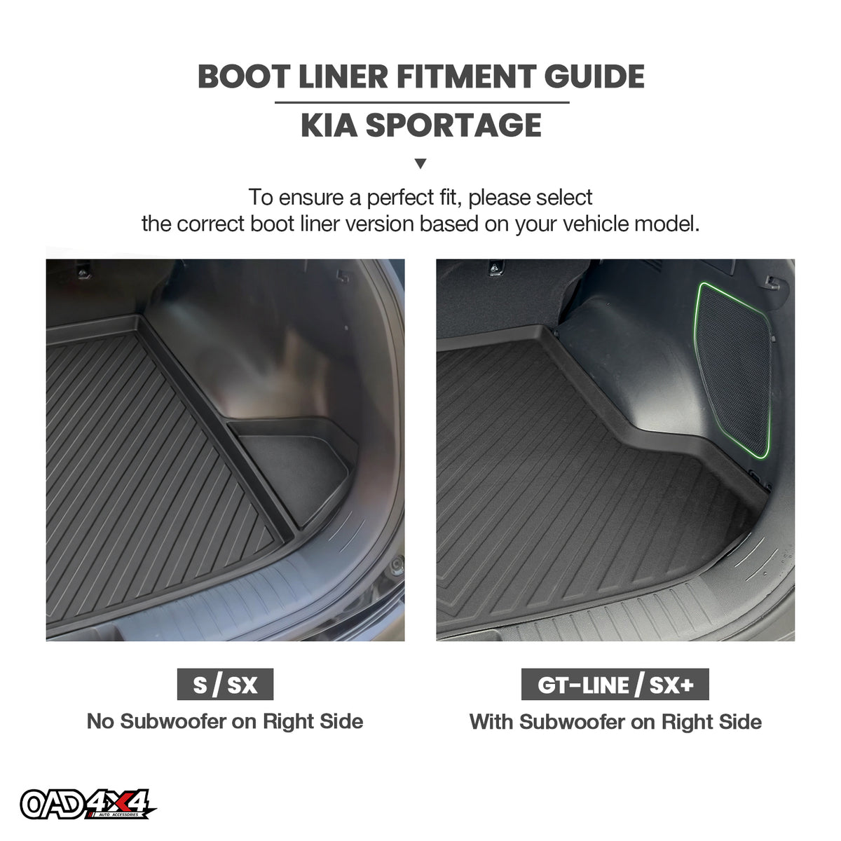 Boot Liner for KIA Sportage NQ5 2021-2025