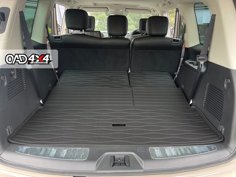 5D Double-Layer Car Floor Mats for Nissan Patrol Y62 2012-Onwards