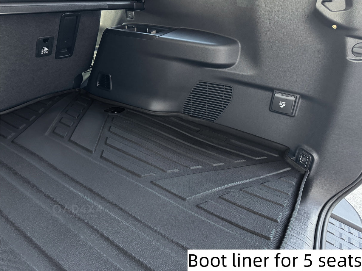 Boot Liner Kick Mat for Toyota Land Cruiser Prado 250 LC250 2024-Onwards