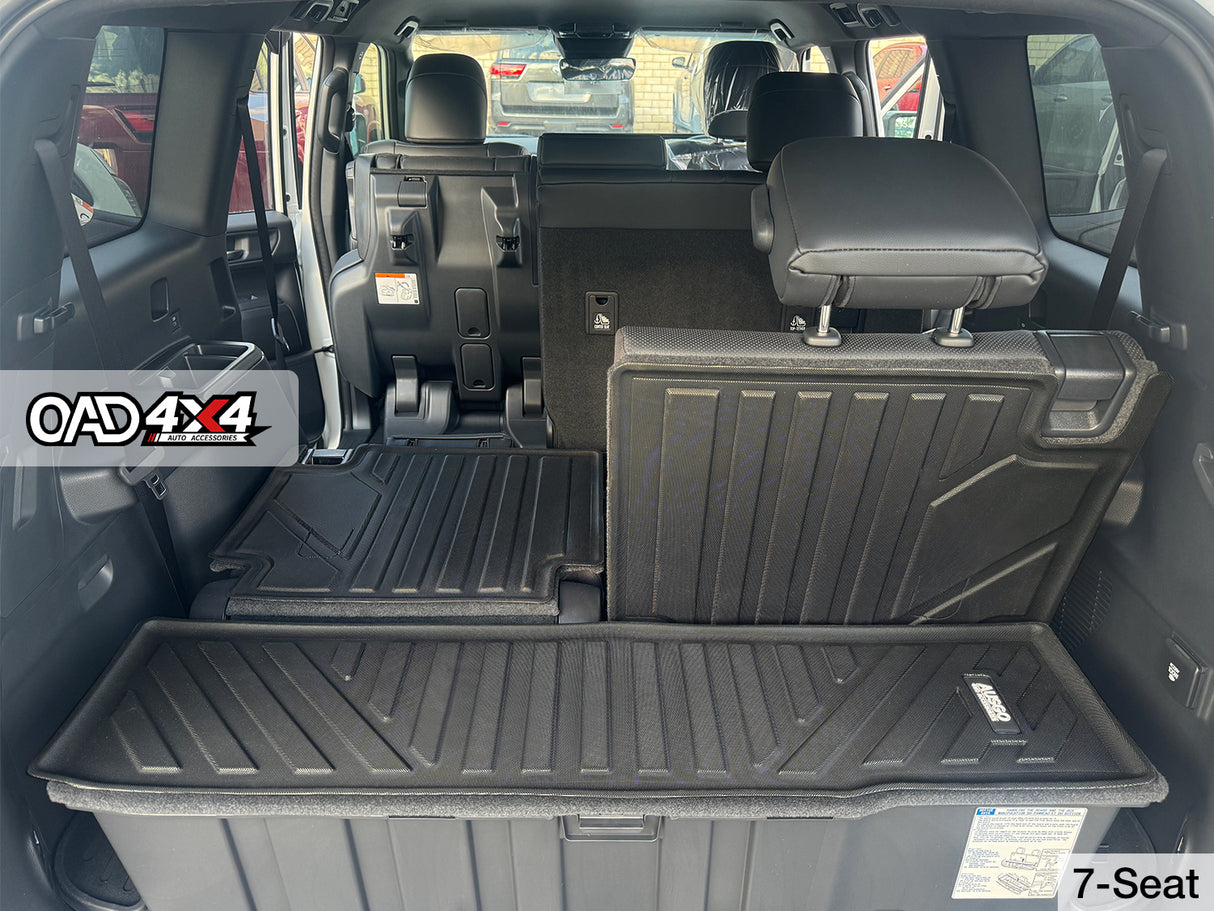 Boot Liner Back Seat Protector for Toyota LandCruiser Prado 250 Series 2024-Onwards