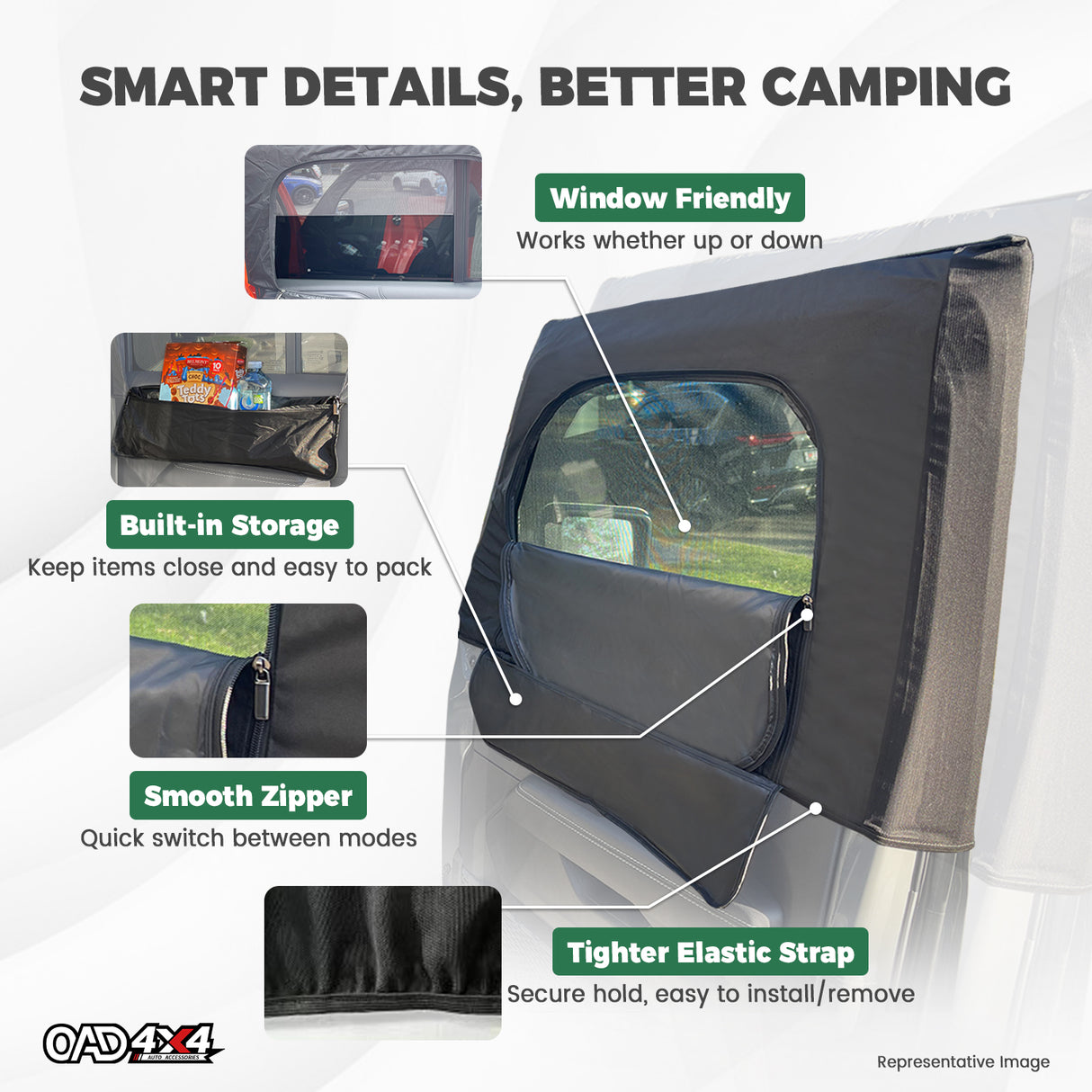 Car Window Sox Sun Shade for Toyota RAV4 2019-Onwards