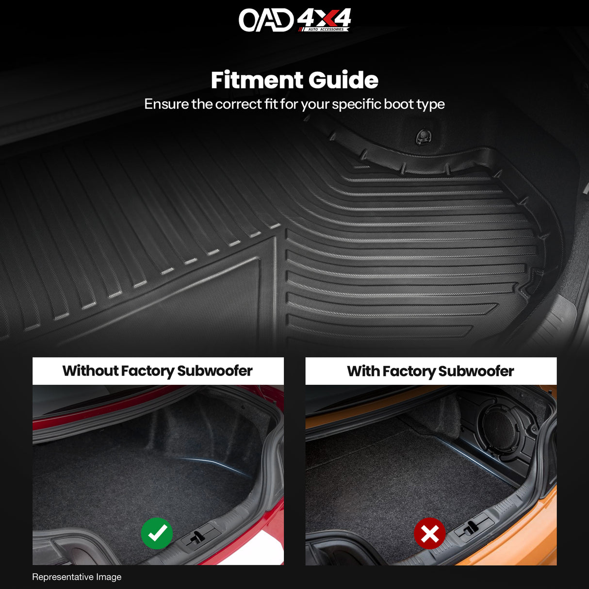 Boot Liner for Ford Mustang 2015-Onwards