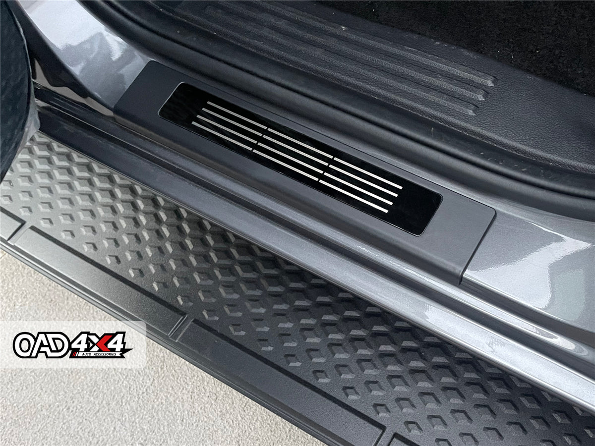 Injection 5D TPE Floor Mats & Door Sill Protector for Ford Ranger Dual Cab 2011-2022