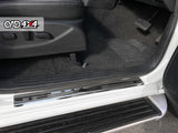 Stainless Steel Door Sill Protector for Nissan Navara NP300 D23 Dual Cab 2015-2025