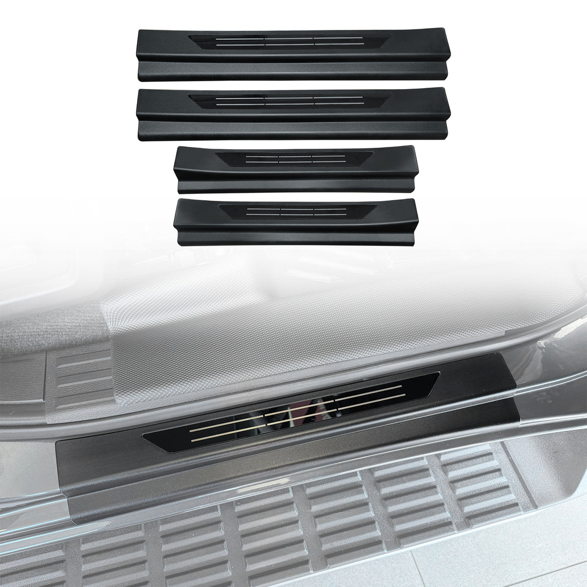 ABS Door Sill Protector for Nissan Navara D27 Dual Cab 2026-Onwards ...
